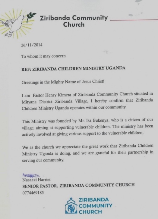 church letter